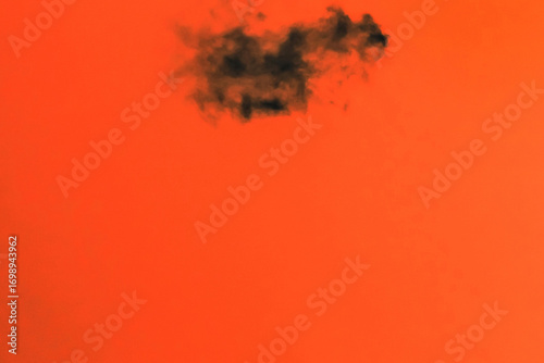 Sky orange sunset dark clouds nature evening red cloud landscape black beautiful summer background