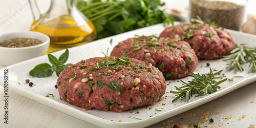 Seasoned Ground Beef with Herbs and Spices