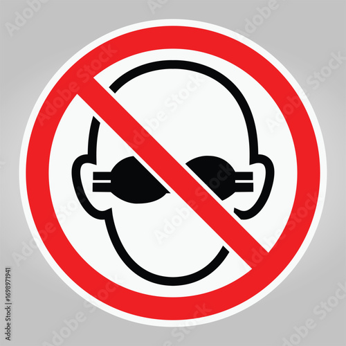 No Face Covering Symbol Warning Against Silencing or Suppressing Communication