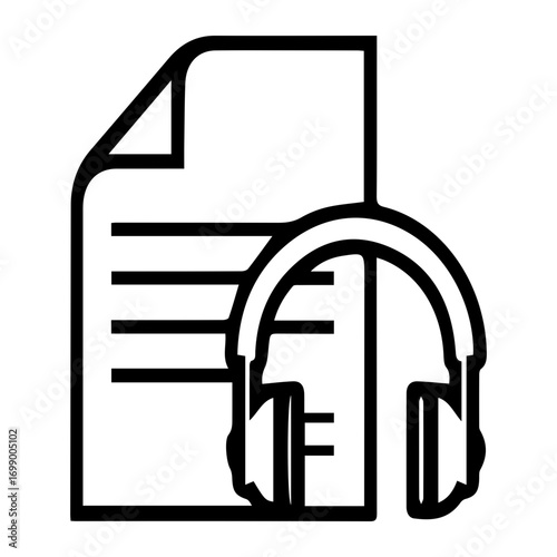 Audio Document Icon