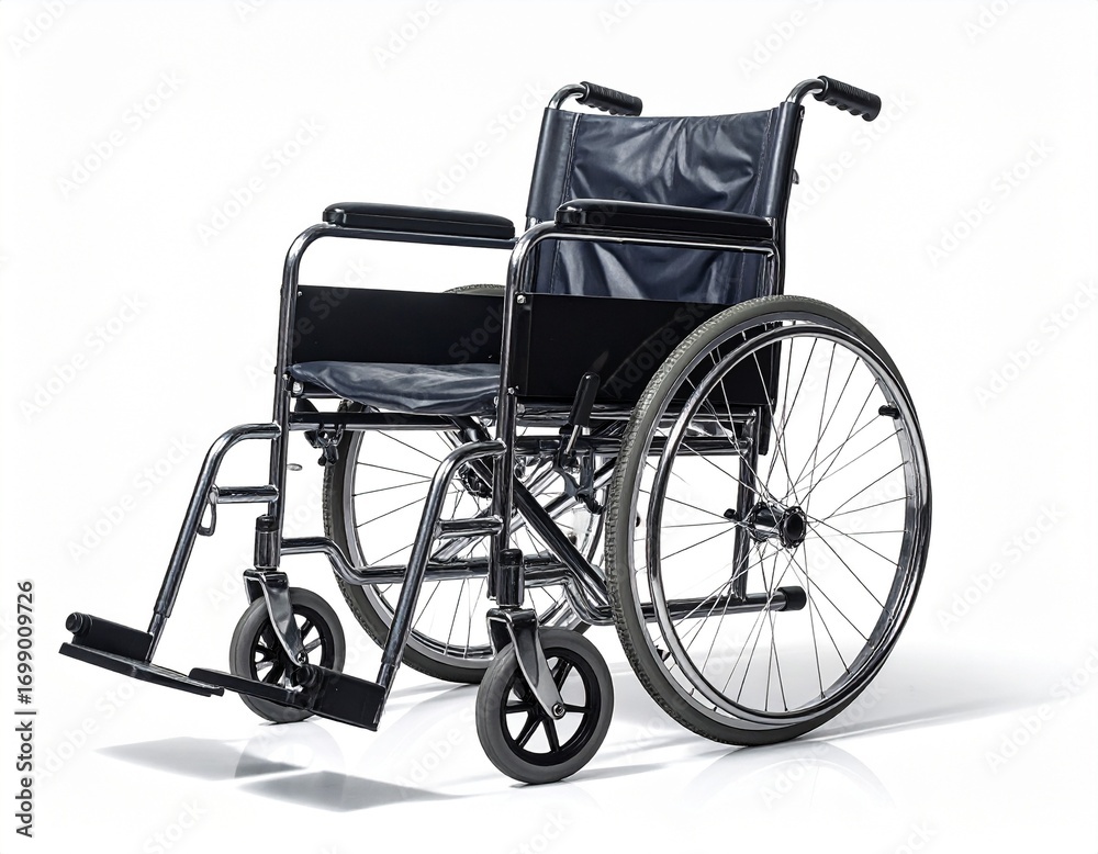 Fototapeta premium wheelchair on white background
