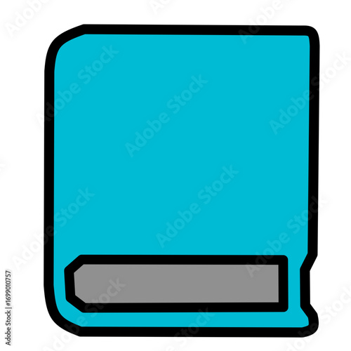 Law Book Blue Icon - Legal Rules and Knowledge Symbol