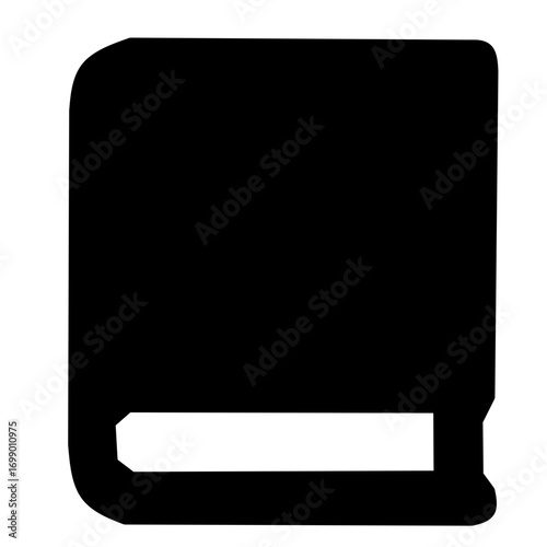 Law Book Icon - Legal Rules and Knowledge Symbol