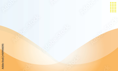 Vector illustration of an abstract orange background with a folded paper curl in the corner. Vector illustration of an abstract orange background with a folded paper curl in the corner
