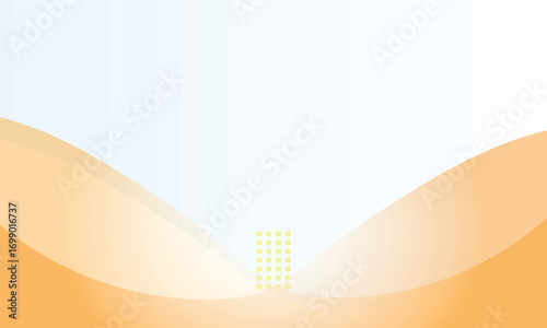 Abstract background vector illustration with a blank paper curl design and a colorful pattern