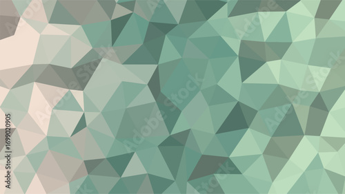 Abstract Polygonal Geometric Texture in Muted Teal and Grey Tones illustration