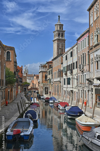 A quiet canal in Venice