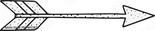 Simple Vector Arrow Design Pointing the Right Way