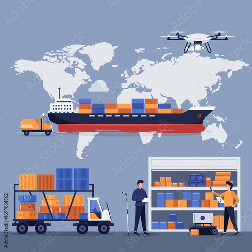 Modern Logistics: Optimizing Global Trade and Delivery