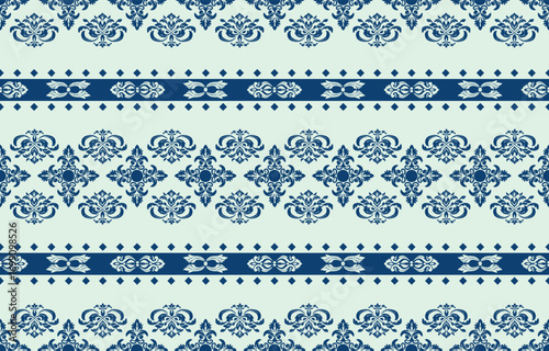 Damask pattern Colorful background. Luxurious classic ornament in baroque style. Golden ornament design for wallpaper, textiles and luxury