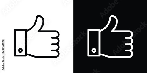 thumbs up icon design elements. icons for app or web