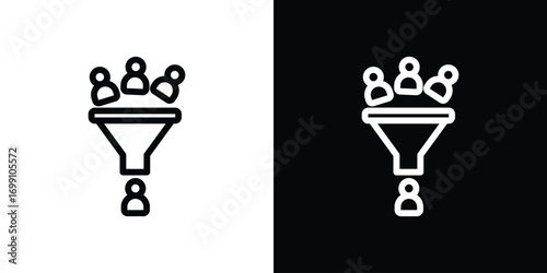 sales conversion icon design elements. icons for app or web