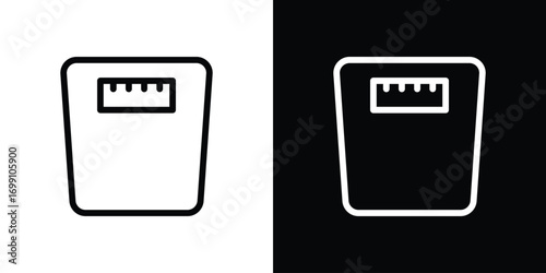 Weight scale icon design elements. icons for app or web