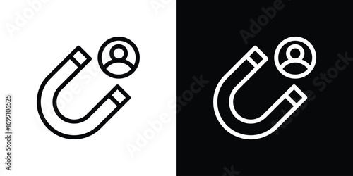 User engagement icon design elements. icons for app or web