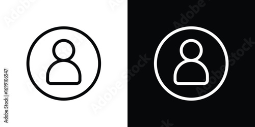 User icon design elements. icons for app or web