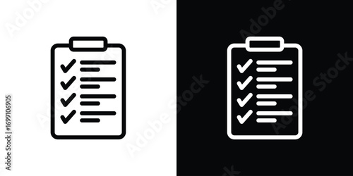 Todo list icon design elements. icons for app or web