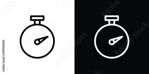 Timer icon design elements. icons for app or web