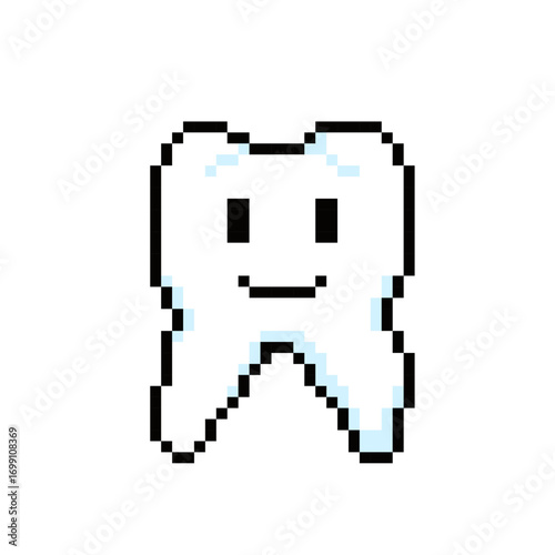 tooth icon draw pixel art