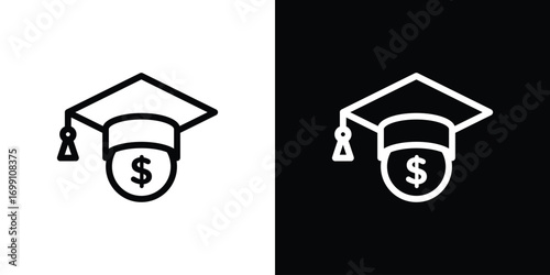 Scholarship icon design elements. icons for app or web