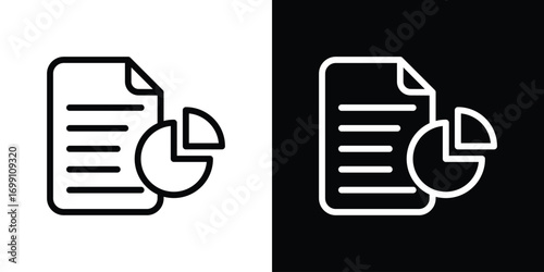 Report icon design elements. icons for app or web