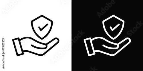 Policyholder icon design elements. icons for app or web