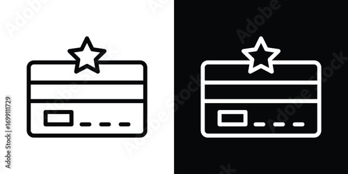 Loyalty program icon design elements. icons for app or web