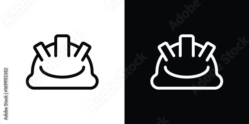Hard hat icon design elements. icons for app or web
