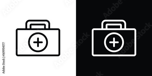 First aid kit icon design elements. icons for app or web