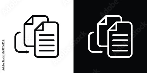 File transfer icon design elements. icons for app or web