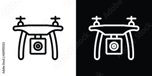 Drone icon design elements. icons for app or web