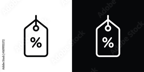 Discount tag icon design elements. icons for app or web