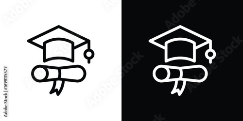 Degree icon design elements. icons for app or web