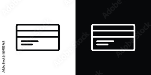 Credit card icon design elements. icons for app or web