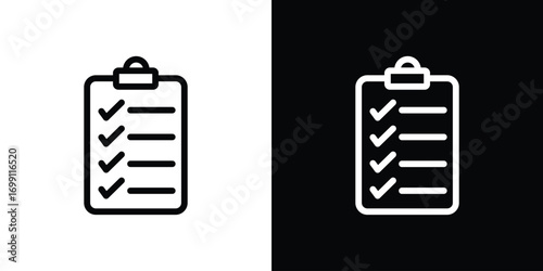 Checklist icon design elements. icons for app or web