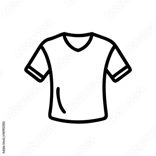 Casual T Shirt Clothing Icon for Web and Graphic Design