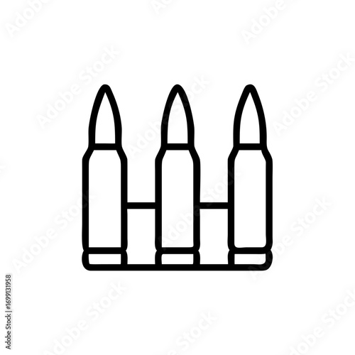 Hunting Bullets Pack Icon for Web and Graphic Design