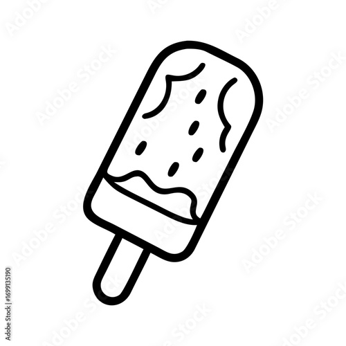 Popsicle Icon for Web and Graphic Design