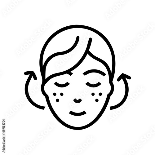 Skin Renewal Icon for Web and Graphic Design