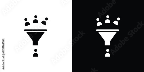 sales conversion icon symbol infographics website design, logo, app, UI