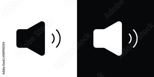 Volume icon symbol infographics website design, logo, app, UI