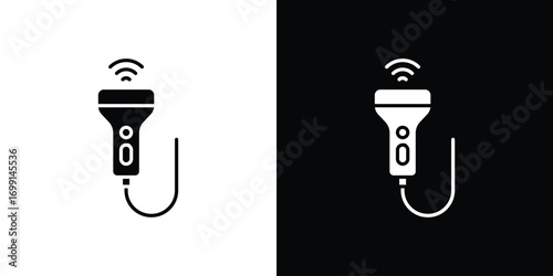 Ultrasound icon symbol infographics website design, logo, app, UI