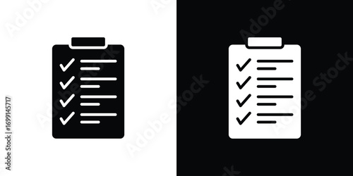 Todo list icon symbol infographics website design, logo, app, UI