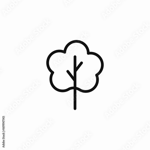 green leafy plant icon sign vector