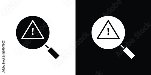 Risk analysis icon symbol infographics website design, logo, app, UI