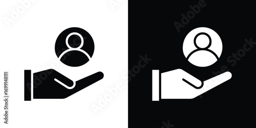 Retention icon symbol infographics website design, logo, app, UI