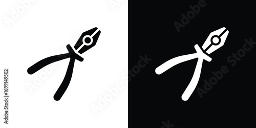 Pliers icon symbol infographics website design, logo, app, UI