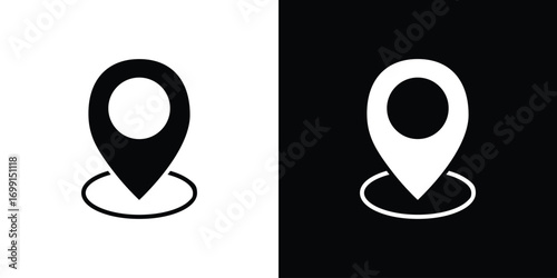 Location icon symbol infographics website design, logo, app, UI