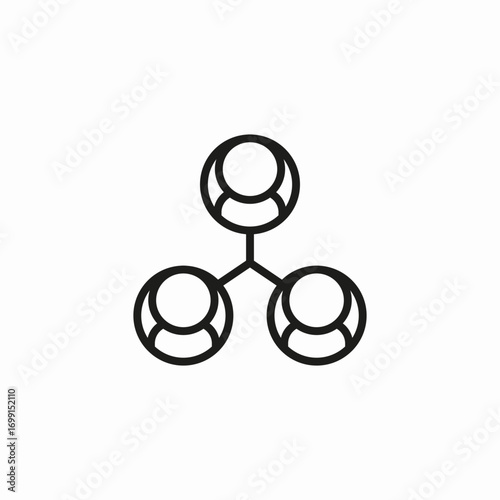 user group network icon sign vector