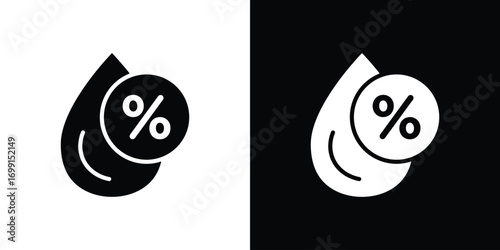 Humidity icon symbol infographics website design, logo, app, UI