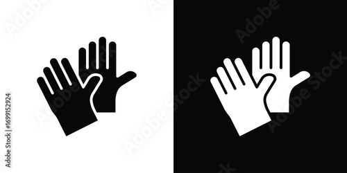Glove icon symbol infographics website design, logo, app, UI